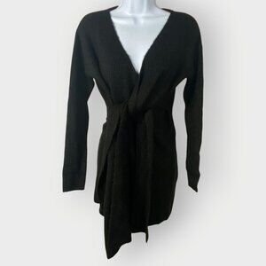 NEW Bump Biddy Wrap Sweater | S | Black | Maternity Cozy